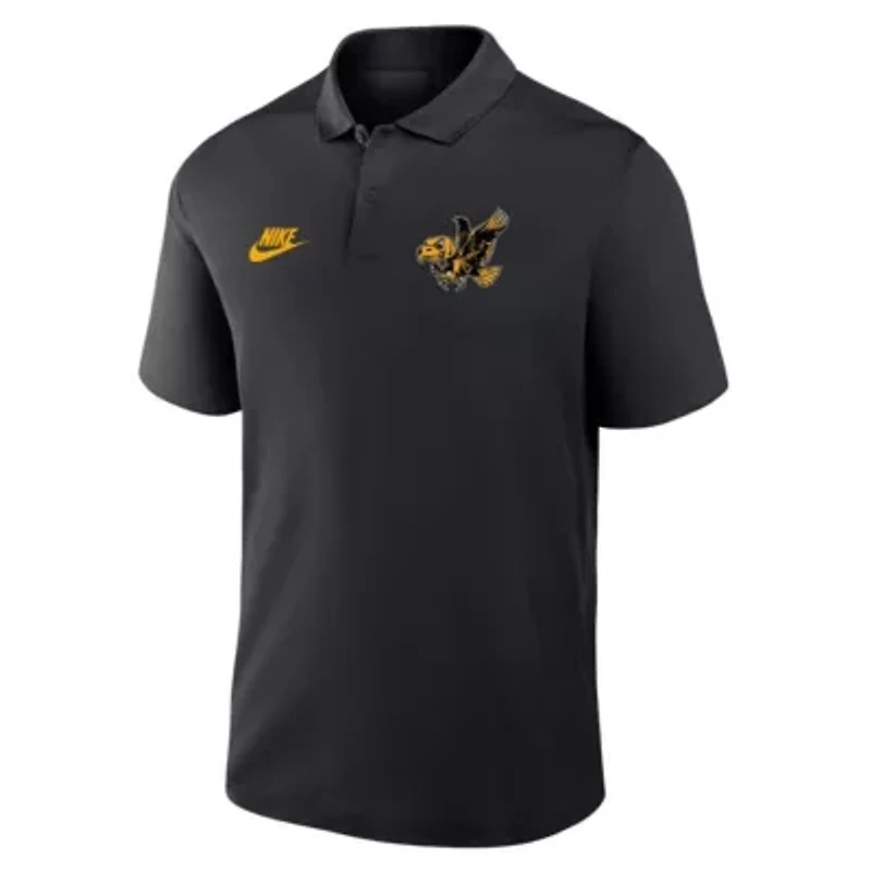 NCAA Nike Iowa Hawkeyes Primetime Victory Legacy Vault Logo Performance Polo