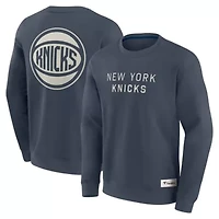 NBA Fanatics New York Knicks Elements Future Ground Lettering Pullover Sweatshirt