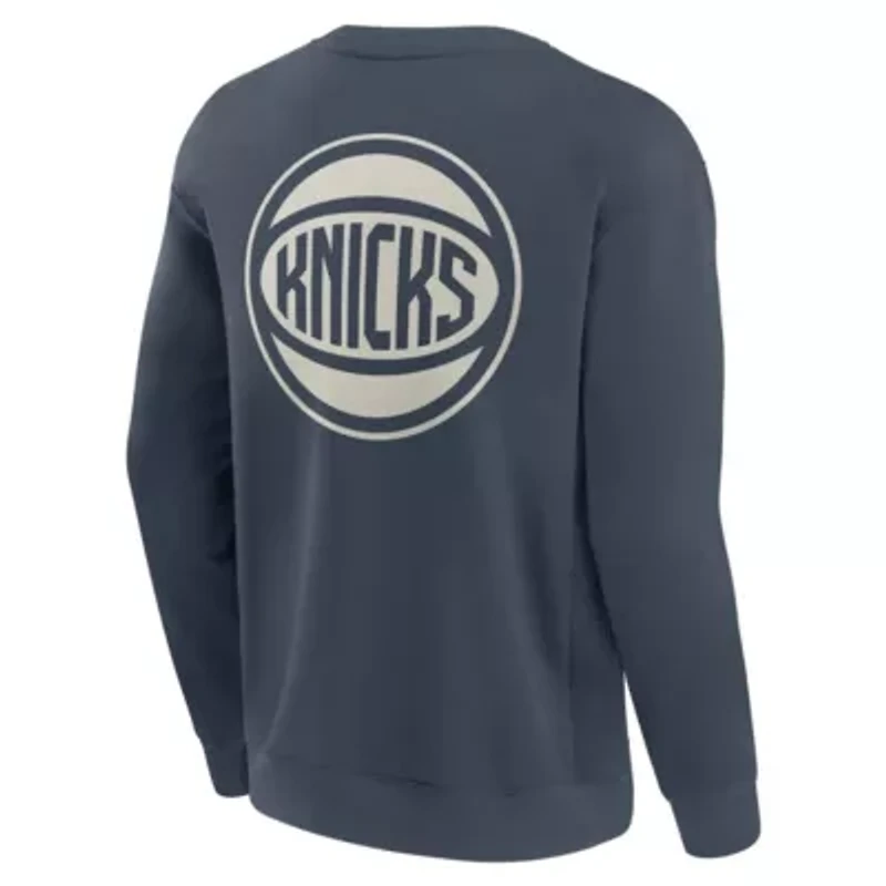 NBA Fanatics New York Knicks Elements Future Ground Lettering Pullover Sweatshirt