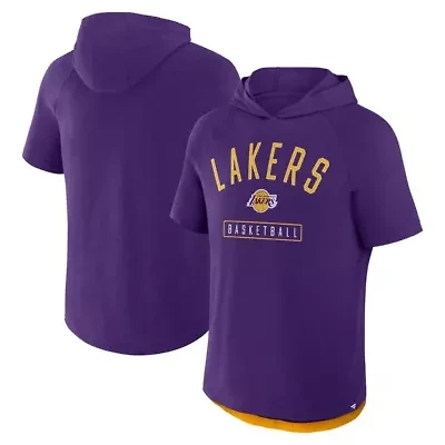 NBA Fanatics Los Angeles Lakers Pass Legend Raglan Hoodie T-Shirt