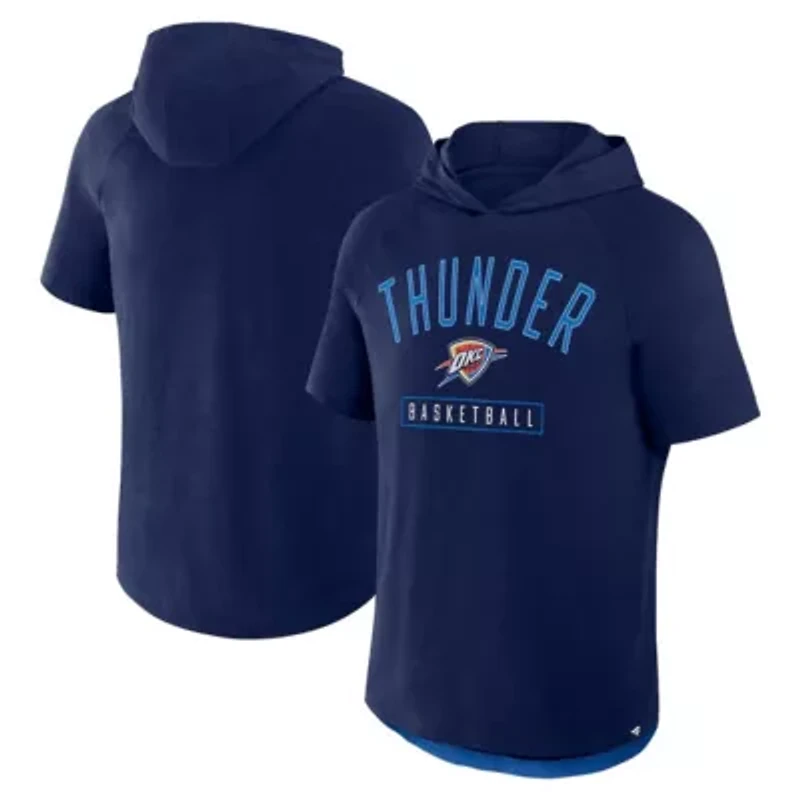 NBA Fanatics Oklahoma City Thunder Pass Legend Raglan Hoodie T-Shirt
