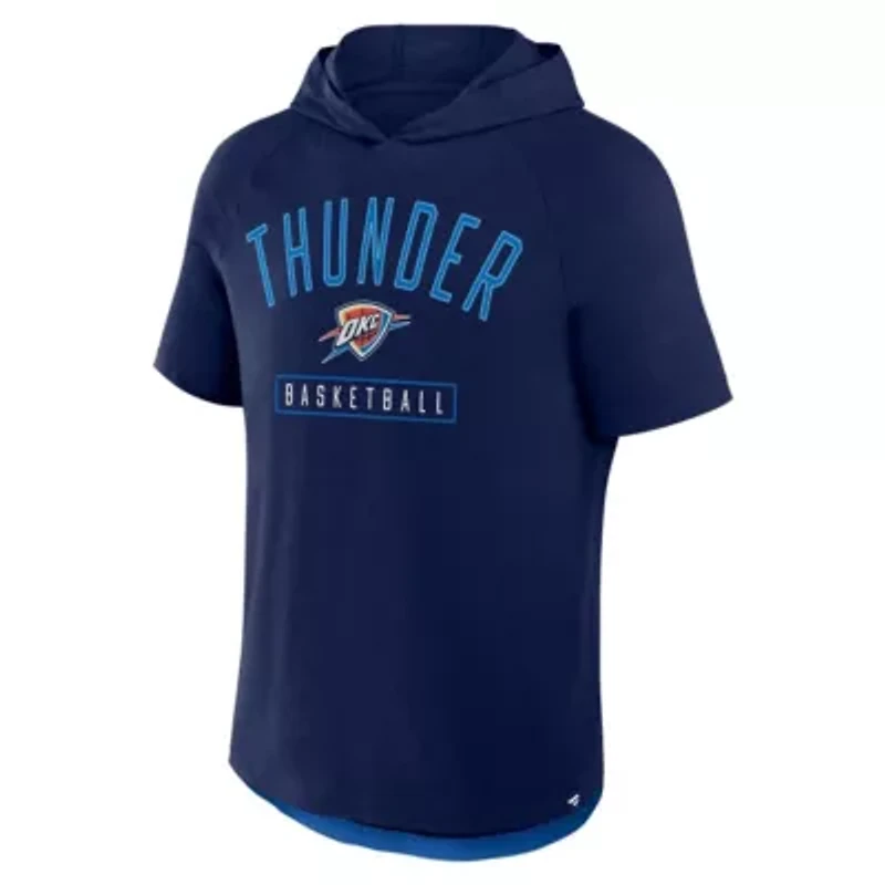 NBA Fanatics Oklahoma City Thunder Pass Legend Raglan Hoodie T-Shirt