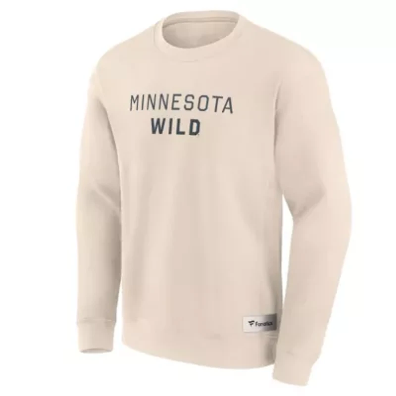 NHL Fanatics Minnesota Wild Elements Future Ground Lettering Pullover Sweatshirt