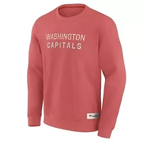 NHL Fanatics Washington Capitals Elements Future Ground Lettering Pullover Sweatshirt