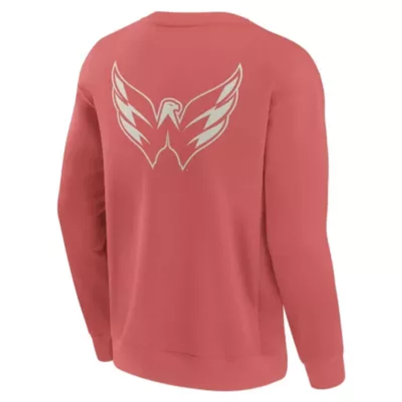 NHL Fanatics Washington Capitals Elements Future Ground Lettering Pullover Sweatshirt
