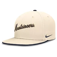 NCAA Nike West Virginia Mountaineers Primetime True Performance Fitted Hat