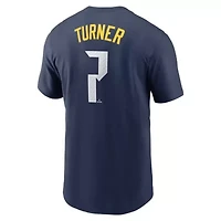 MLB Nike Trea Turner Philadelphia Phillies 2024 City Connect Fuse Name & Number T-Shirt
