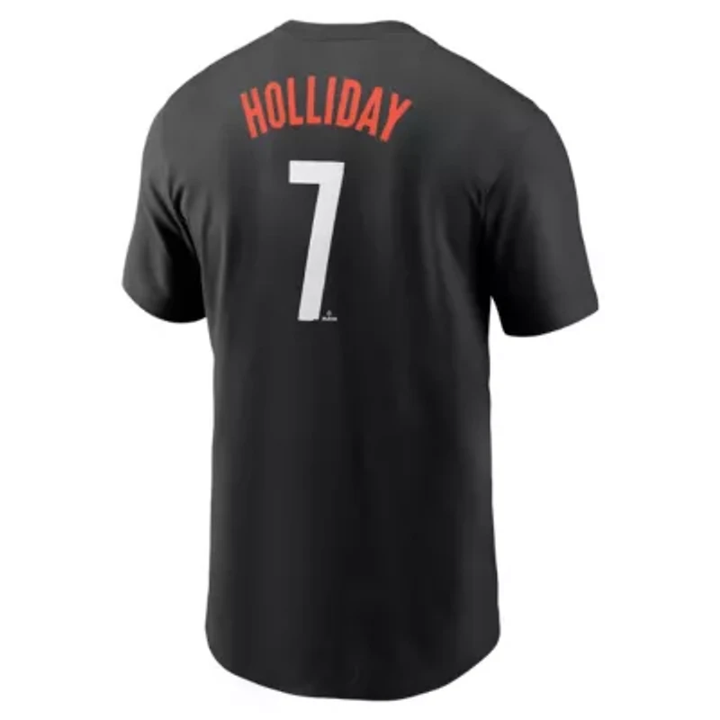 MLB Nike Jackson Holliday Baltimore Orioles 2024 City Connect Fuse Name & Number T-Shirt