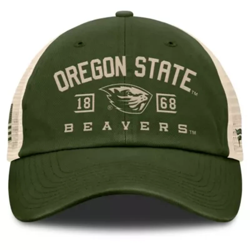 NCAA Fanatics Oregon State Beavers OHT Military Appreciation Frontier Trucker Adjustable Hat