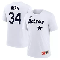 MLB Nike Nolan Ryan Houston Astros Cooperstown Collection Name & Number Tri-Blend T-Shirt
