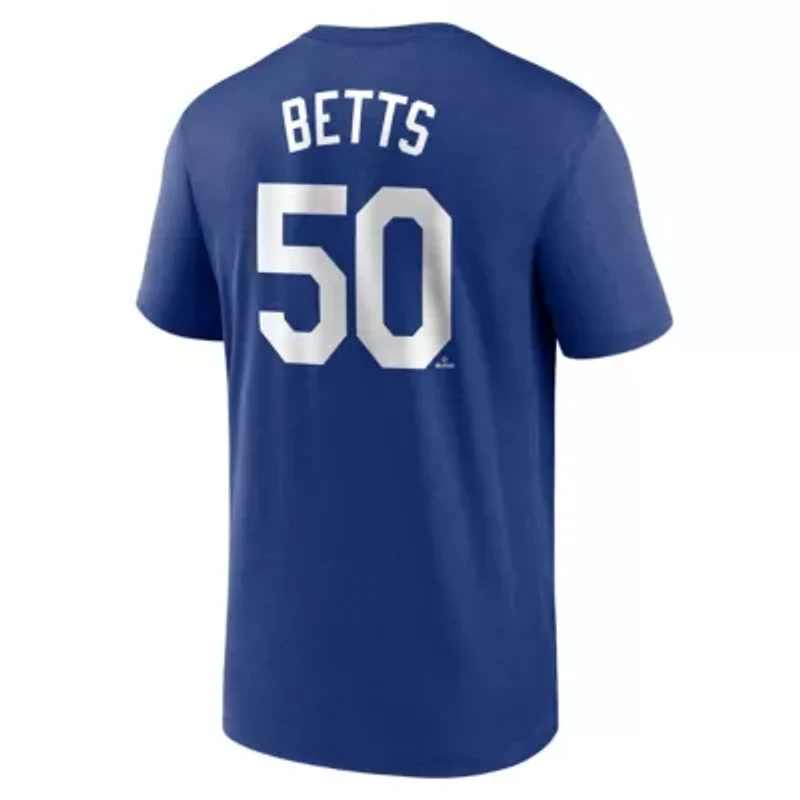 MLB Nike Mookie Betts Los Angeles Dodgers Legend Name & Number Performance T-Shirt