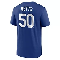 MLB Nike Mookie Betts Los Angeles Dodgers Legend Name & Number Performance T-Shirt