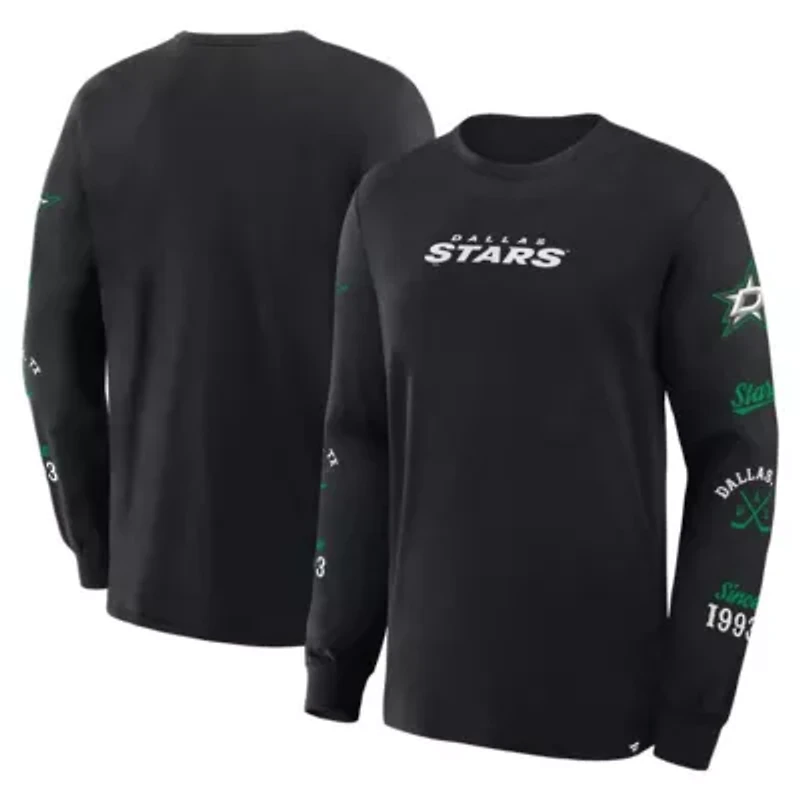 NHL Fanatics Dallas Stars Boxed Legacy Long Sleeve T-Shirt