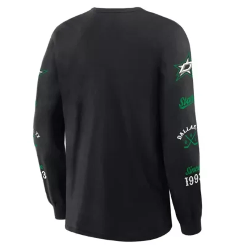 NHL Fanatics Dallas Stars Boxed Legacy Long Sleeve T-Shirt