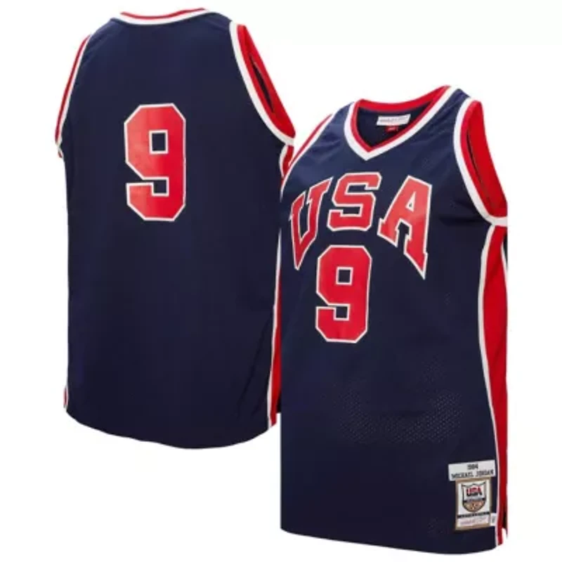 World Basketball Michael Jordan USA 1984 Authentic Jersey