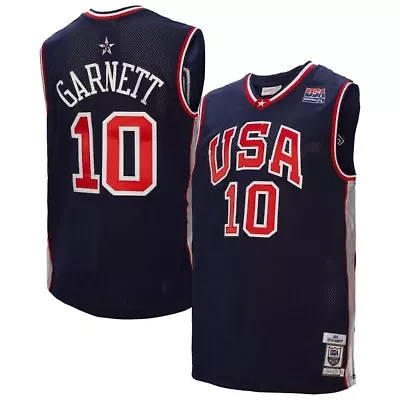 World Basketball Kevin Garnett USA 2000 Authentic Jersey