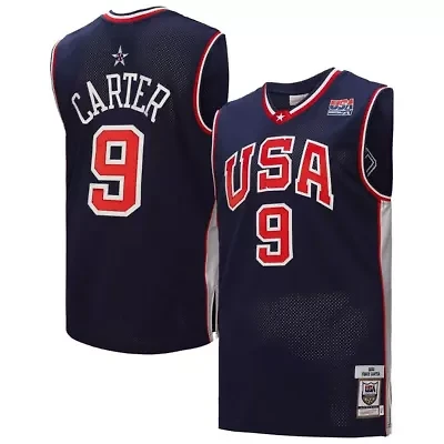 World Basketball Vince Carter USA 2000 Authentic Jersey