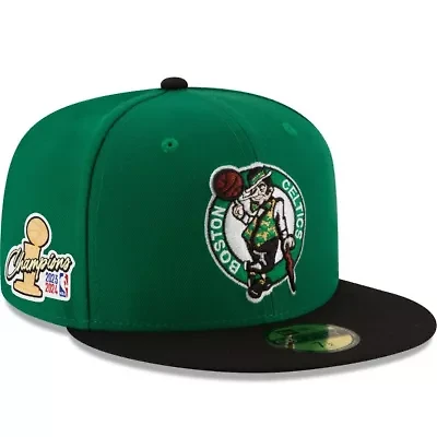 NBA Kelly Green/Black Boston Celtics 2024 Finals s Side Patch 59FIFTY Fitted Hat