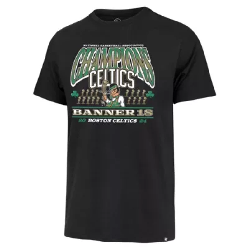 NBA Boston Celtics 18-Time Finals s Banner Franklin T-Shirt