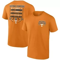 NCAA Fanatics Tennessee Volunteers 2024 Baseball World Series s Schedule T-Shirt