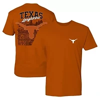 NCAA Burnt Texas Longhorns City Line T-Shirt