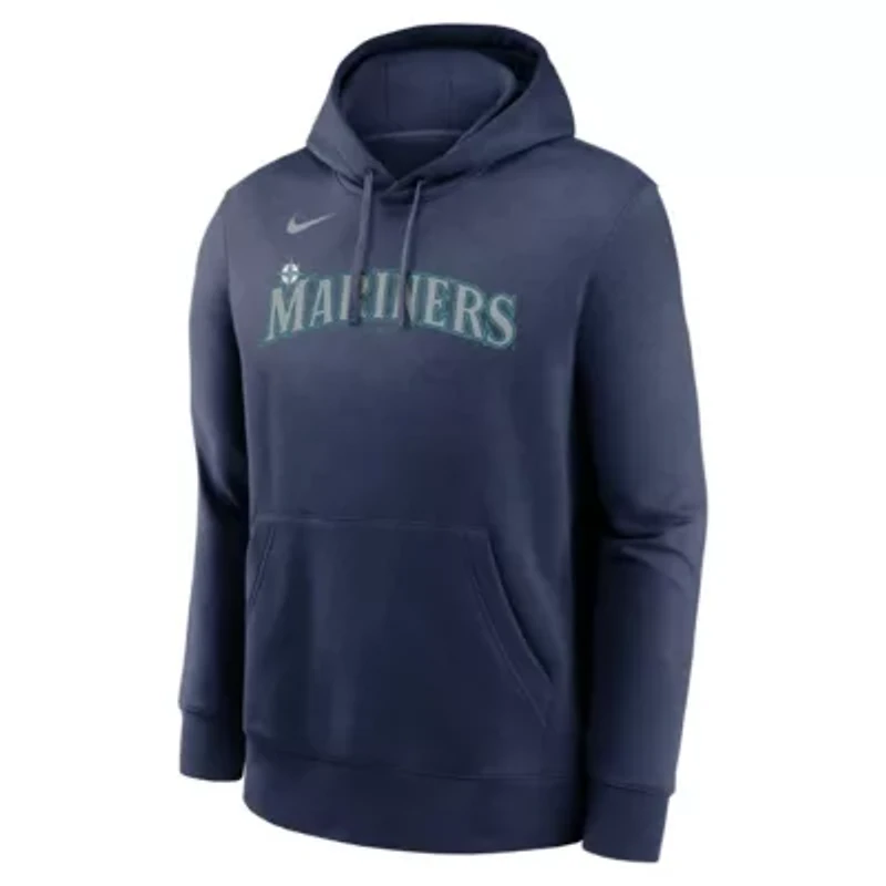 MLB Nike Julio Rodríguez Seattle Mariners Player Name & Number Club Fleece Pullover Hoodie