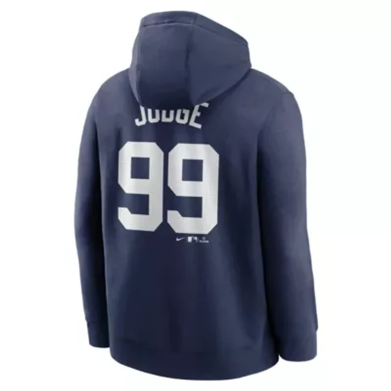 MLB Nike Aaron Judge New York Yankees Player Name & Number Club Pullover Hoodie