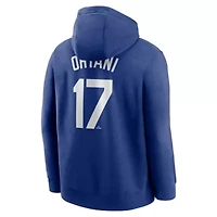 MLB Nike Shohei Ohtani Los Angeles Dodgers Player Name & Number Club Pullover Hoodie