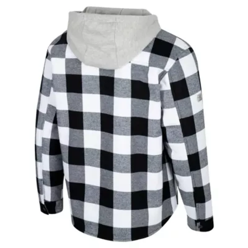 Alabama Crimson Tide NCAA Black/White Buffalo Plaid Full-Zip Jacket
