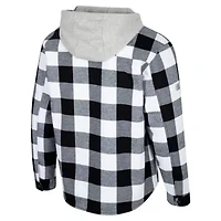 Alabama Crimson Tide NCAA Black/White Buffalo Plaid Full-Zip Jacket