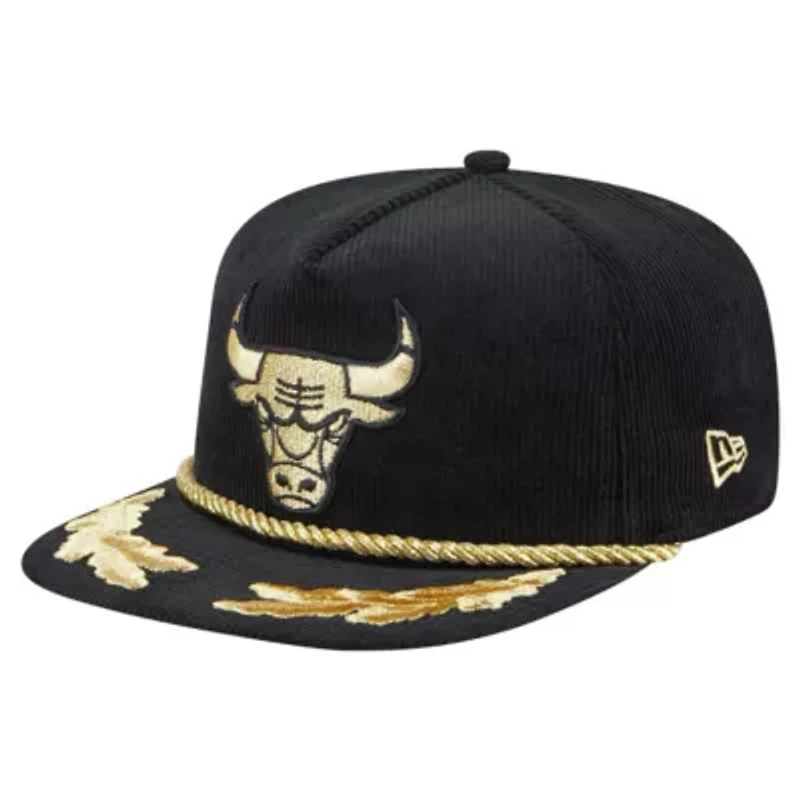 NBA Chicago Bulls Corduroy Leaf Golfer Snapback Hat
