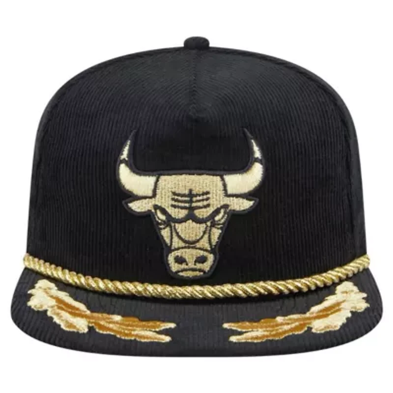 NBA Chicago Bulls Corduroy Leaf Golfer Snapback Hat