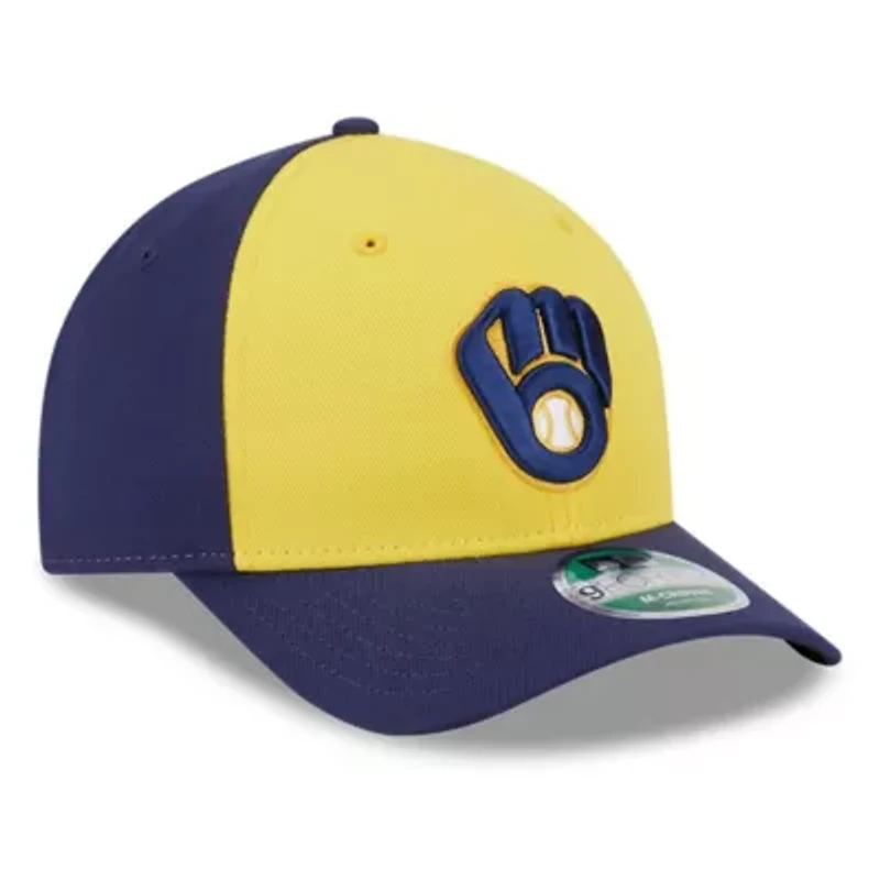 MLB Gold/Navy Milwaukee Brewers Player Replica 9FORTY Adjustable Hat