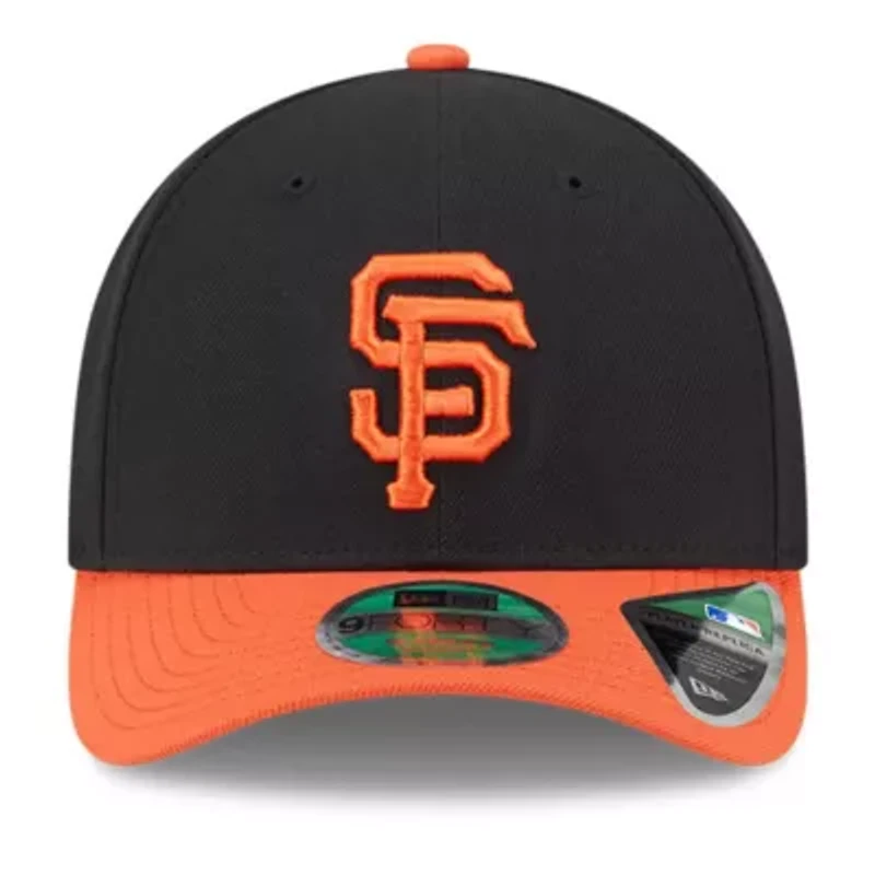 MLB Black/Orange San Francisco Giants Player Replica 9FORTY Adjustable Hat