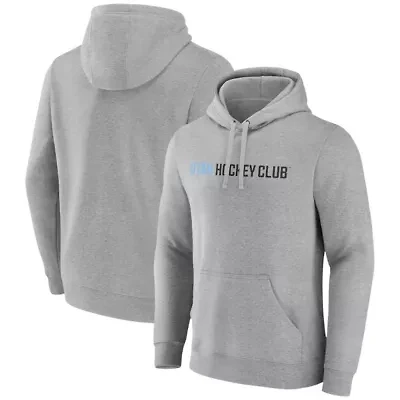 NHL Fanatics Utah Hockey Club Wordmark Logo Fleece Pullover Hoodie
