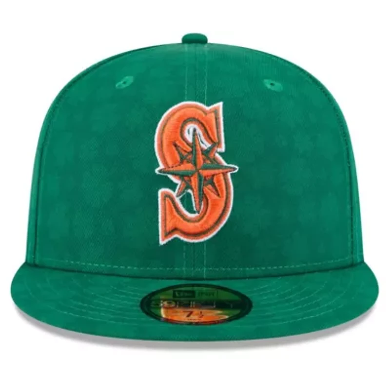 MLB Kelly Seattle Mariners St. Patrick's Day 59FIFTY Fitted Hat