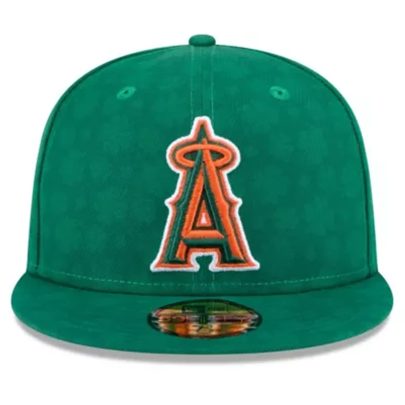 MLB Kelly Los Angeles Angels St. Patrick's Day 59FIFTY Fitted Hat