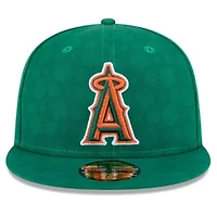 MLB Kelly Los Angeles Angels St. Patrick's Day 59FIFTY Fitted Hat