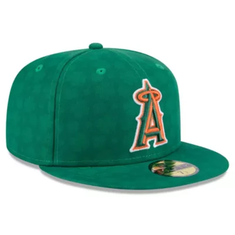 MLB Kelly Los Angeles Angels St. Patrick's Day 59FIFTY Fitted Hat