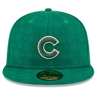 MLB Kelly Chicago Cubs St. Patrick's Day 59FIFTY Fitted Hat