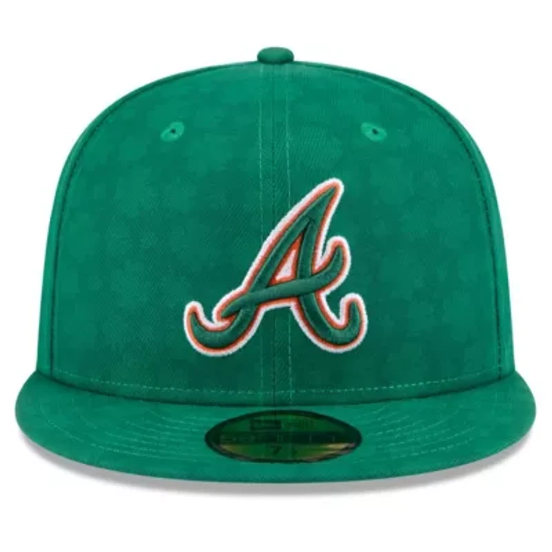 MLB Kelly Atlanta Braves St. Patrick's Day 59FIFTY Fitted Hat