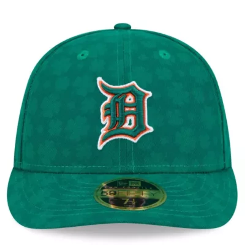 MLB Kelly Detroit Tigers St. Patrick's Day Low 59FIFTY Fitted Hat