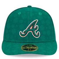 MLB Kelly Atlanta Braves St. Patrick's Day Low 59FIFTY Fitted Hat