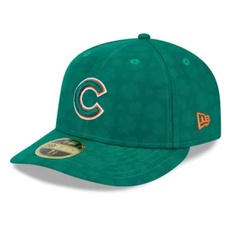 MLB Kelly Chicago Cubs St. Patrick's Day Low 59FIFTY Fitted Hat