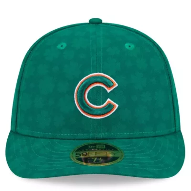 MLB Kelly Chicago Cubs St. Patrick's Day Low 59FIFTY Fitted Hat