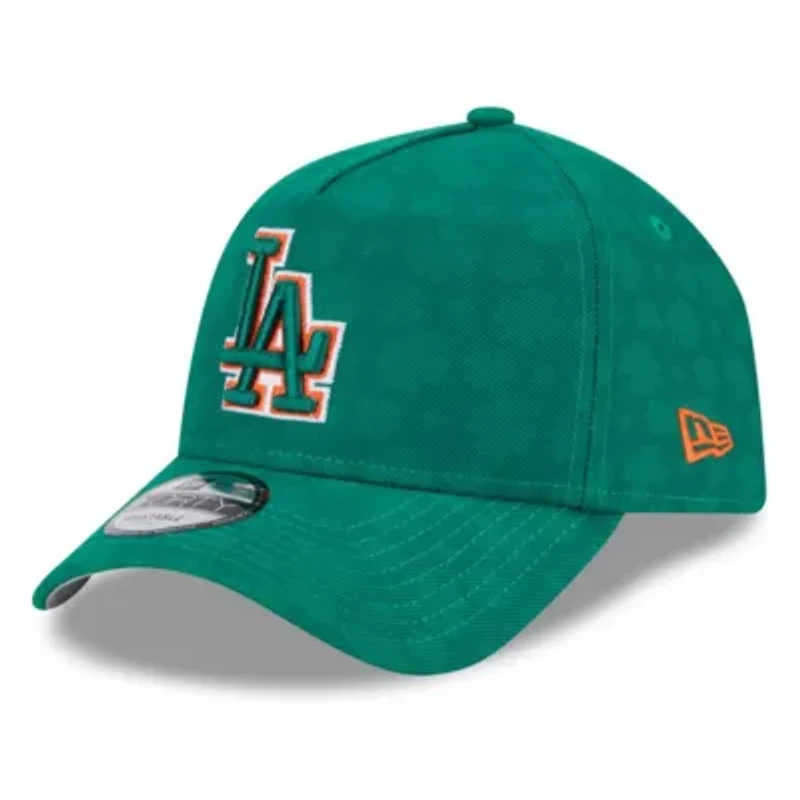 MLB Kelly Los Angeles Dodgers St. Patrick's Day A-Frame 9FORTY Adjustable Hat