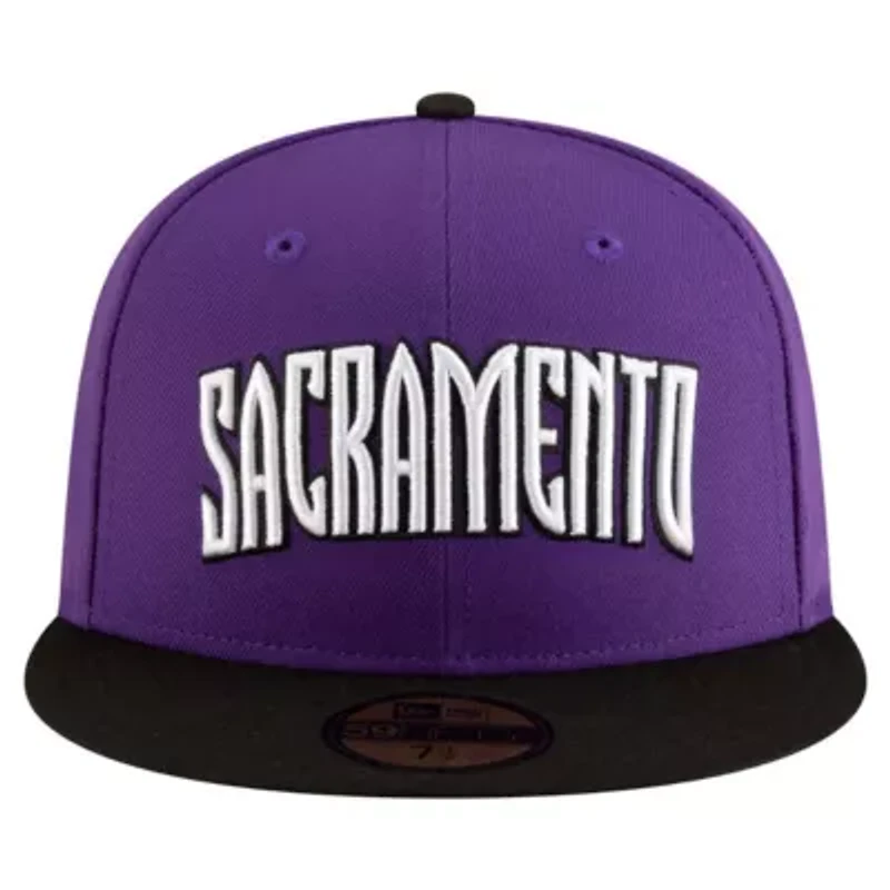 NBA Purple/Black Sacramento Kings 2024/25 Classic Edition Jersey Hook 59FIFTY Fitted Hat
