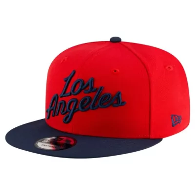 Los Angeles Clippers NBA Red/Navy LA Clippers Jersey Hook Statement Edition 9FIFTY Snapback Hat