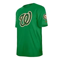MLB Kelly Washington Nationals St. Patrick's Day Shamrock Fill T-Shirt