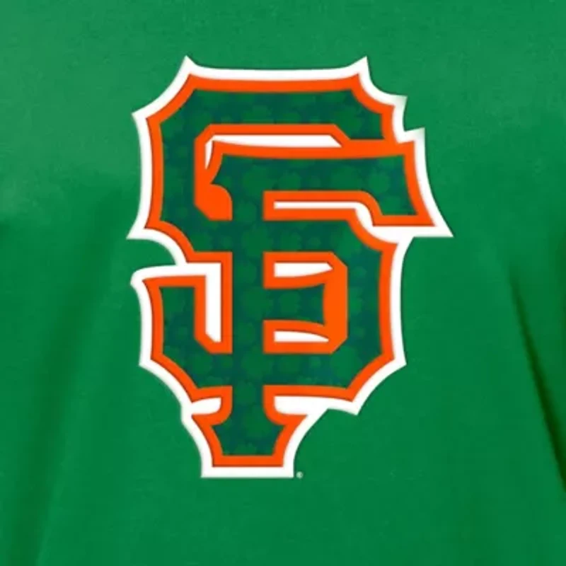 MLB Kelly San Francisco Giants St. Patrick's Day Shamrock Fill T-Shirt